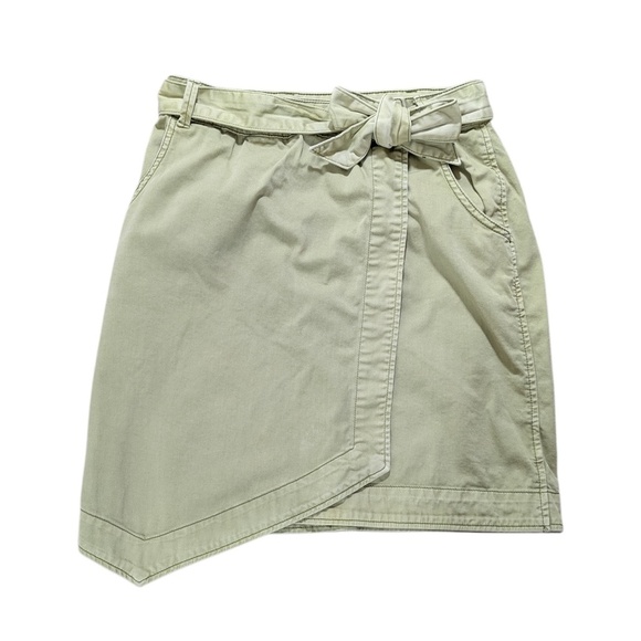 Anthropologie Pilcro and the Letter Press Faded Green Wrap Skirt Size 6 - Picture 1 of 6